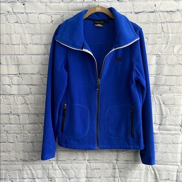 New balance‎ blue fleece zip up jacket women’s size size small - Picture 1 of 3